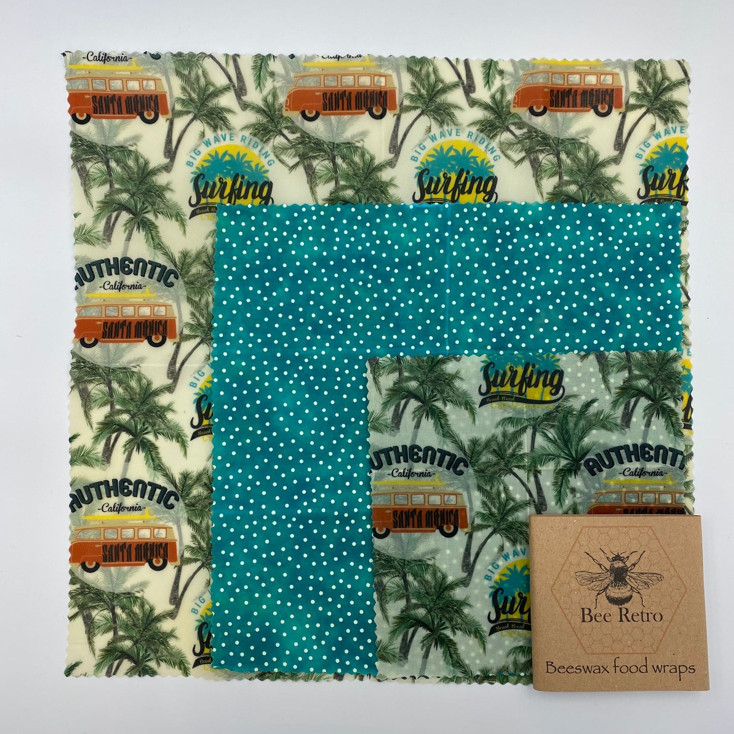 California Dreaming Eco Friendly Beeswax Wraps-2