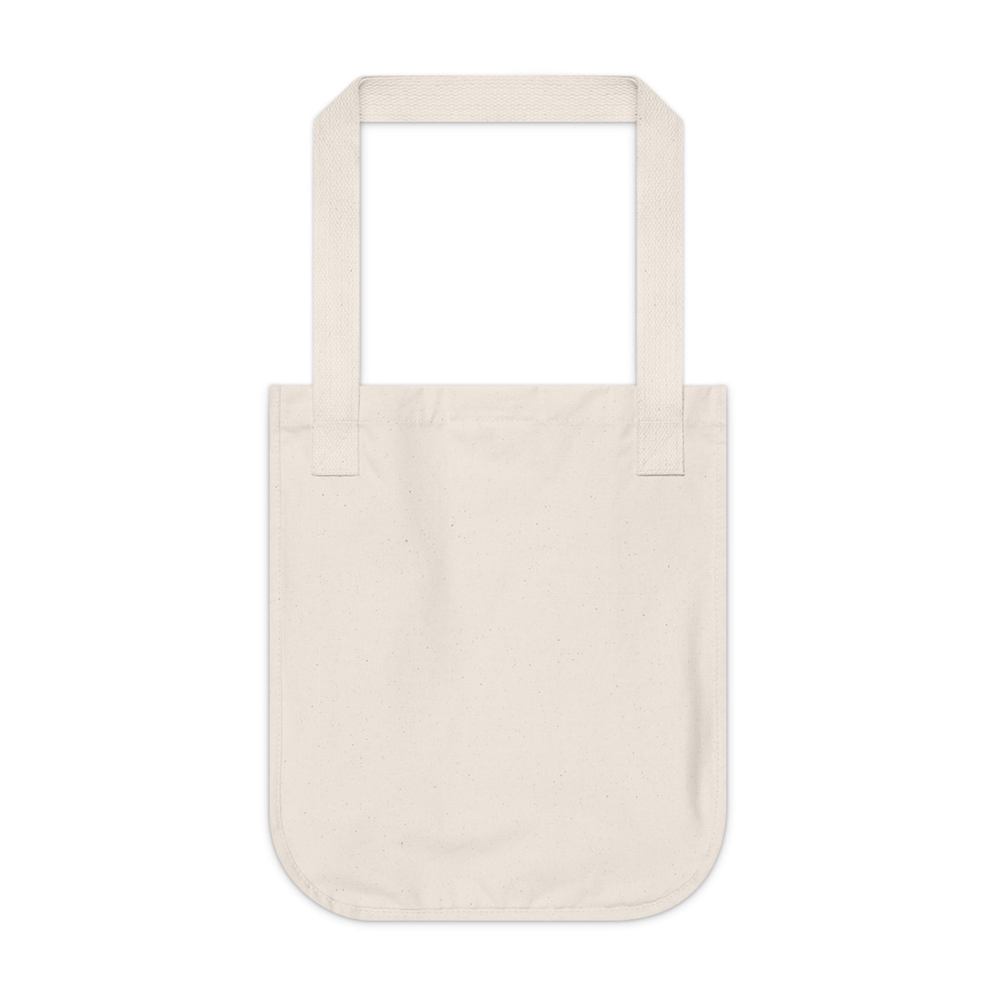 Organic Canvas Tote Bag with 'Inner Garden' I Original Artwork by American Artist Barbara Cleary-1