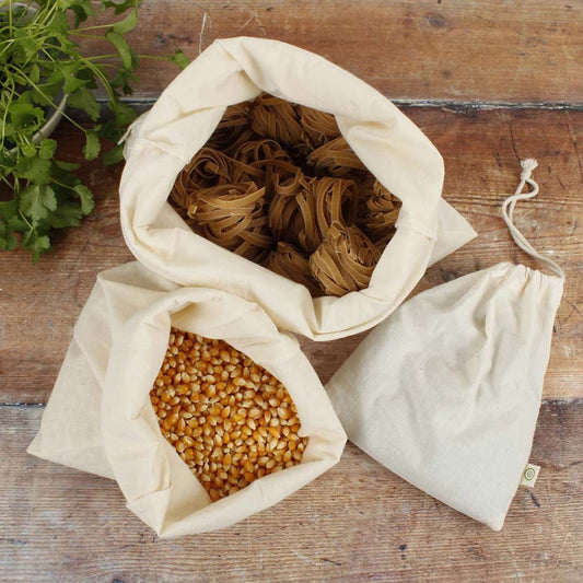 Cotton Produce Bags- Set of 3-0