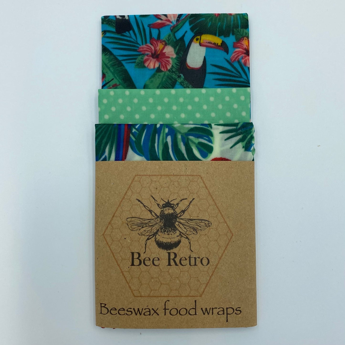 Toucan and Parrot Beeswax Food Wraps-1