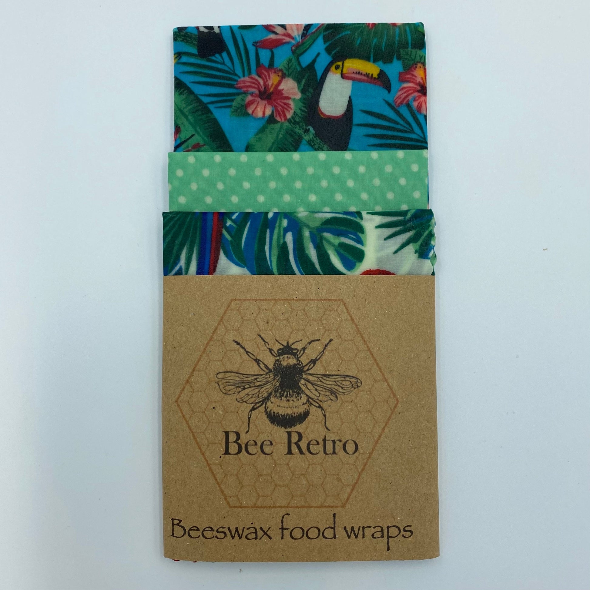 Toucan and Parrot Beeswax Food Wraps-1